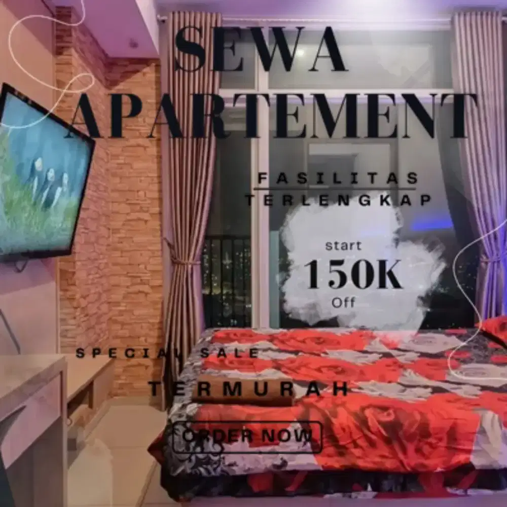 SEWA APARTEMEN HARIAN/TRANSIT BASSURA CITY JAKARTA TIMUR TERMURAH