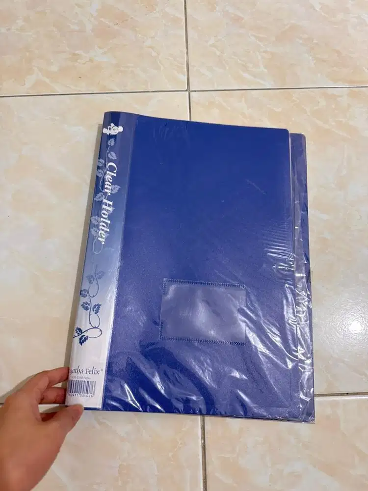 Clear Holder 60 Lembar Folio A4 Felix / simpan dokument / sekolahan