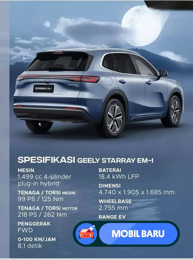[Mobil Baru] GEELY STARRAY EM-I HYBRID