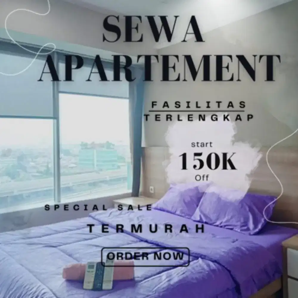 SEWA APARTEMEN HARIAN/TRANSIT GREEN PRAMUKA CITY JAKARTA PUSAT MURAH