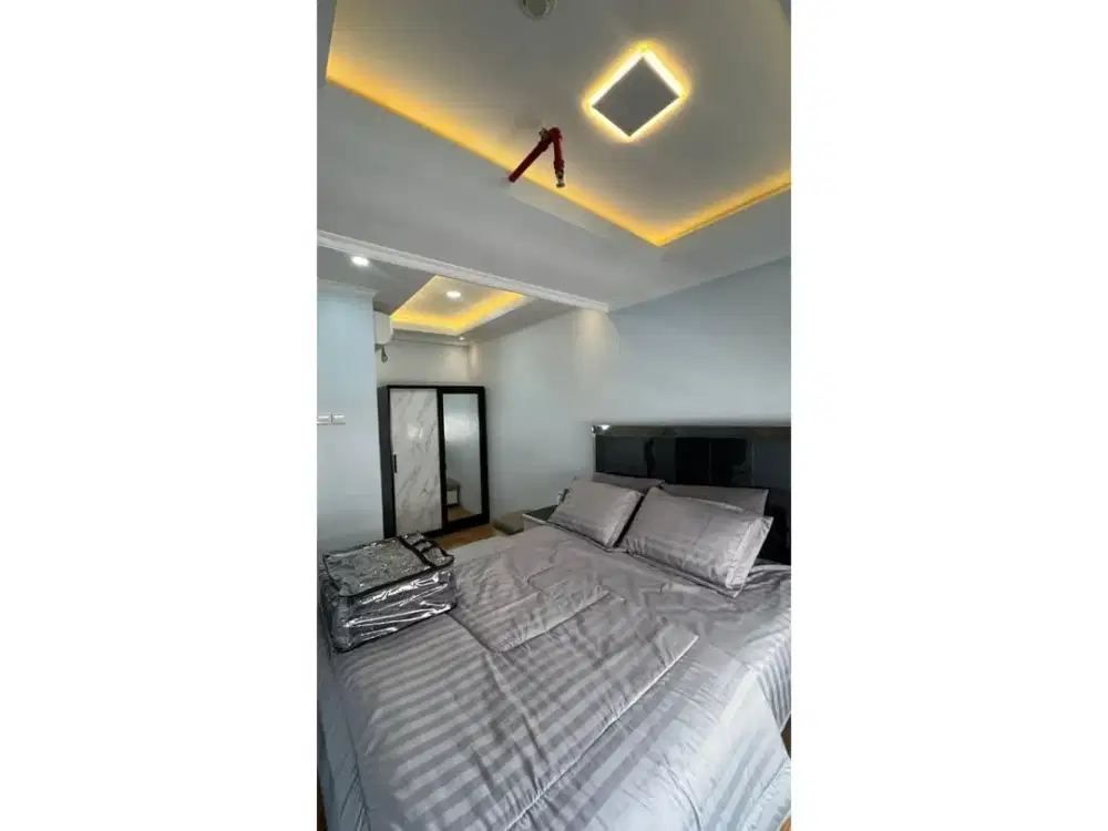 Sewa Apartemen Grand Asia Afrika Bandung 1 BR Full Furnished View Kota