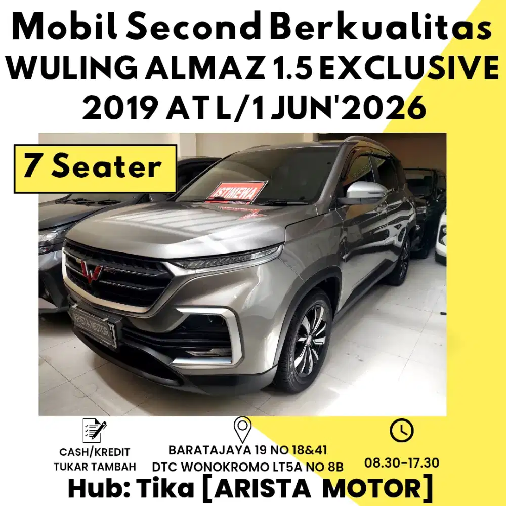 Wuling Almaz 1.5 Exclusive AT 2019 [ 7 Seater ]