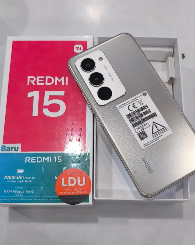 Redmi 15 ram 8/256 batrai 7000mah