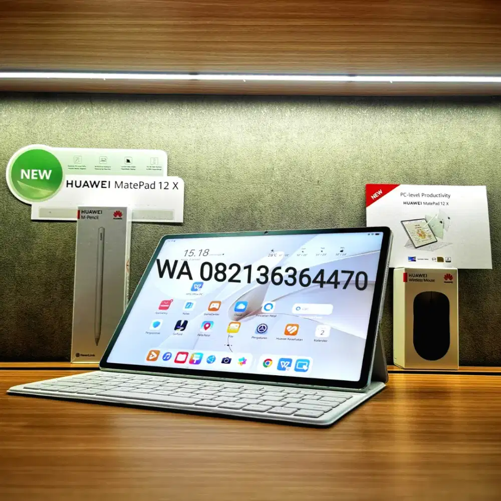 Huawei Matepad 12X 2026 (Free Keyboard,pen pro dan mouse)