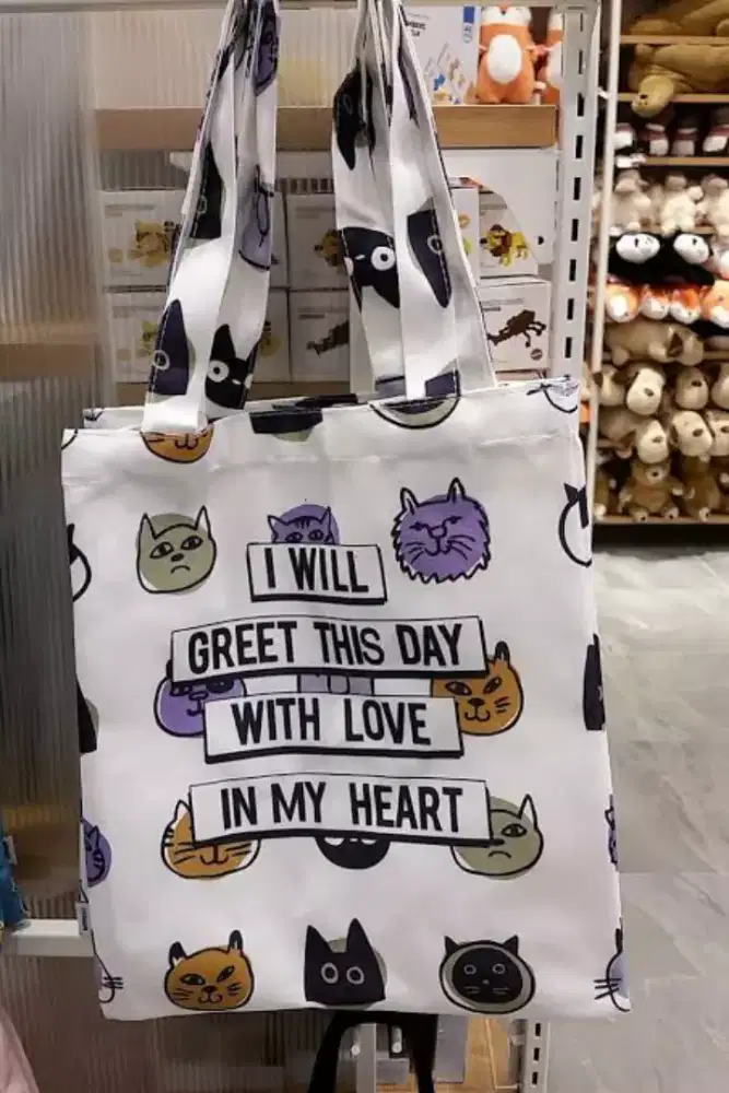 Totebag miniso kanvas