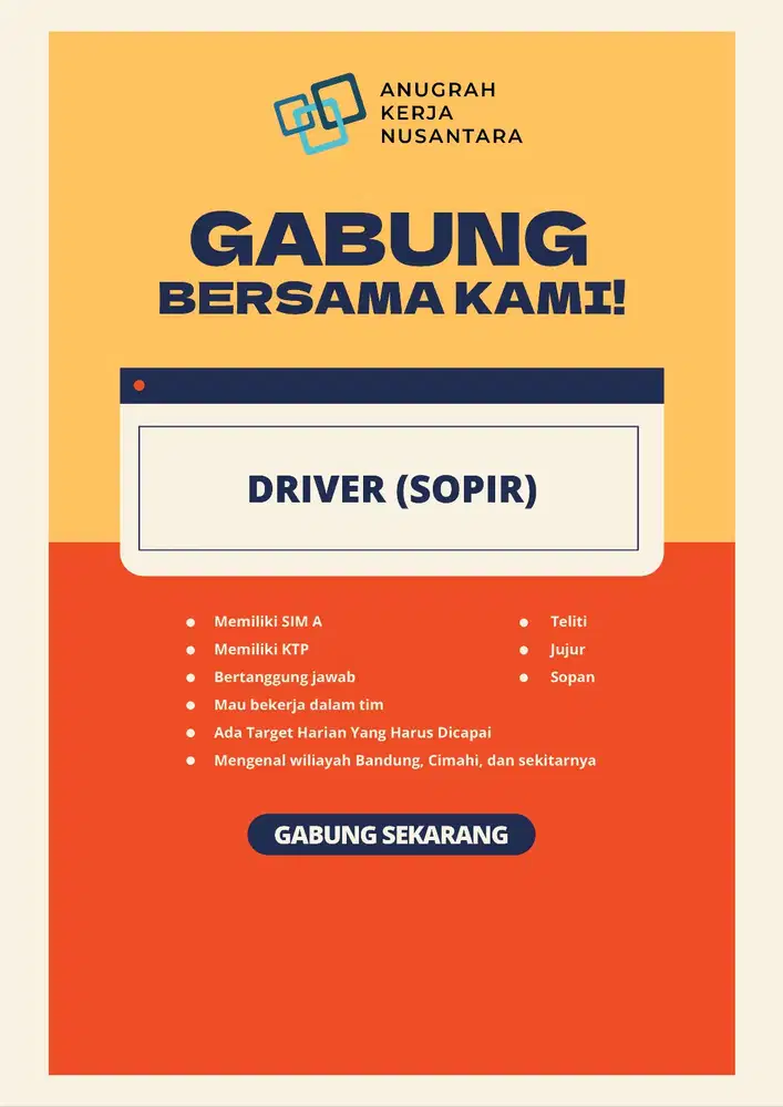 Dibutuhkan Driver (Sopir) Untuk Antar Air Galon