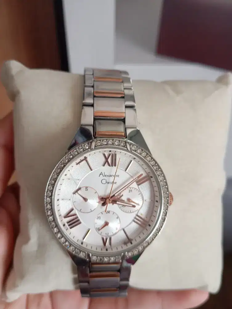 Dijual arloji Alexander Christie komplit sertifikat n dus