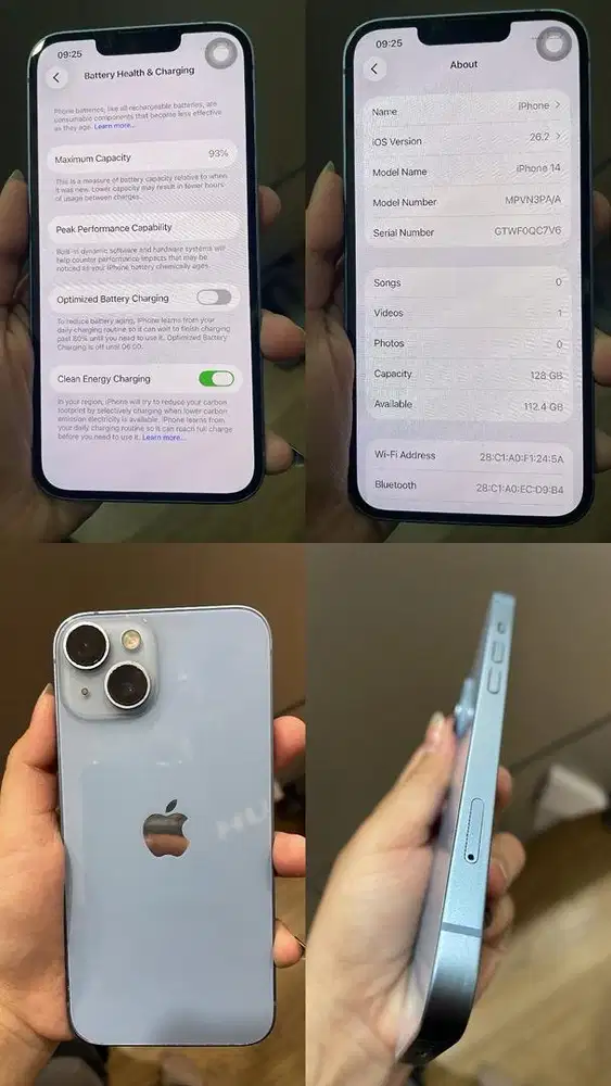 iphone 14 besic 128 blue