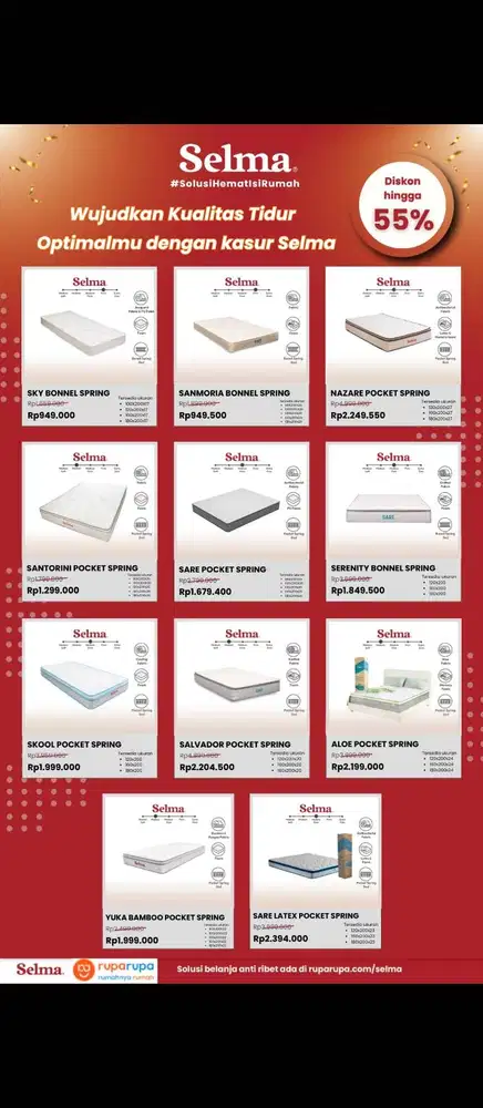 Mattras spring pocket