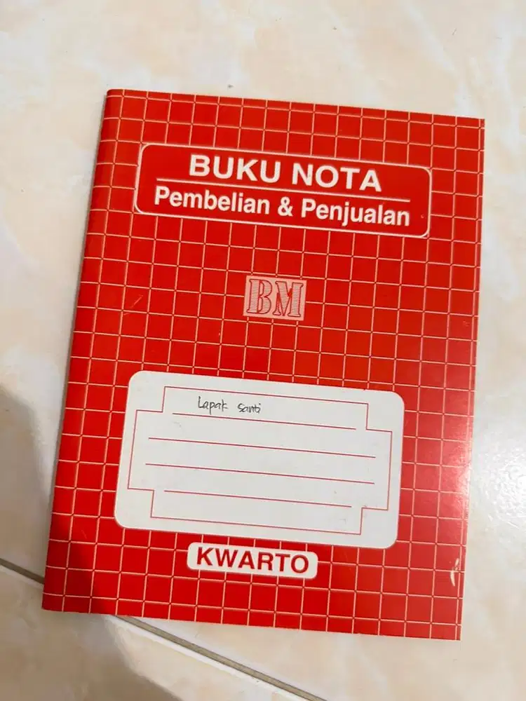 Buku nota pembelian dan penjualan / buku kas / buku nota folio baru
