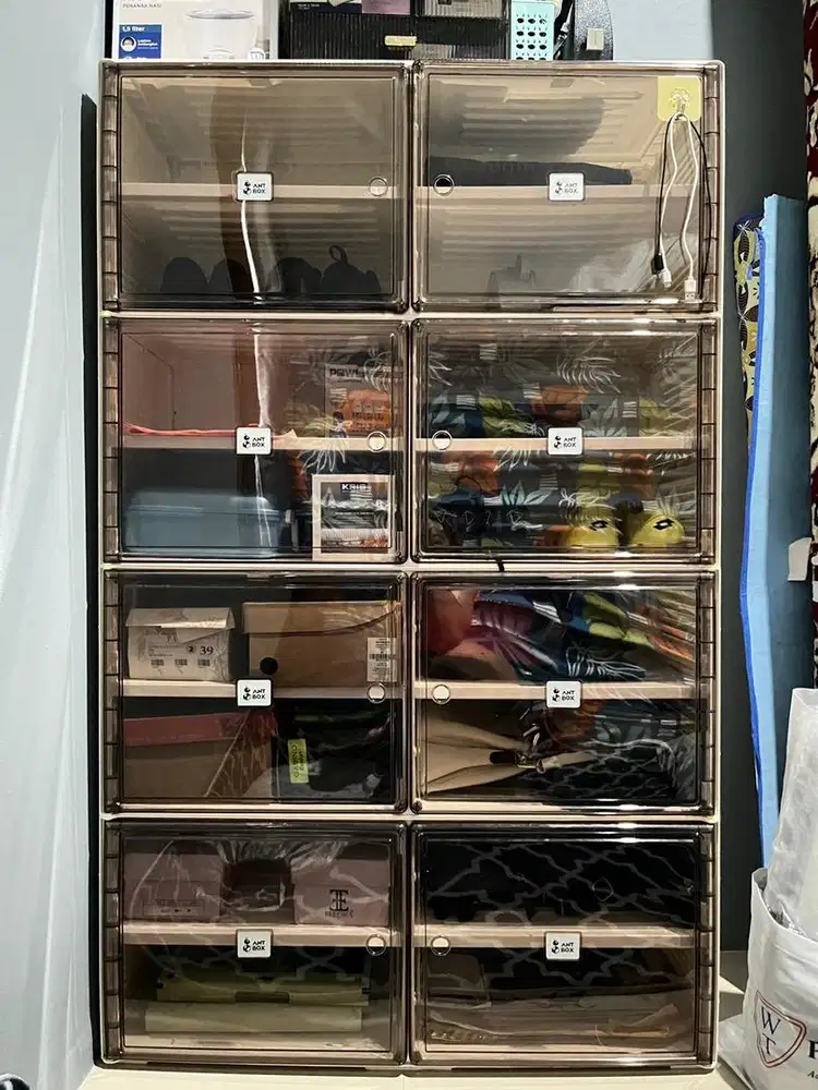 Lemari Sepatu ANTBOX Kabinet 32 Pasang
