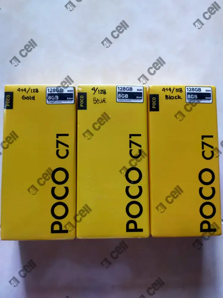 Poco C71 ram 4+4/128 100% baru Termurah