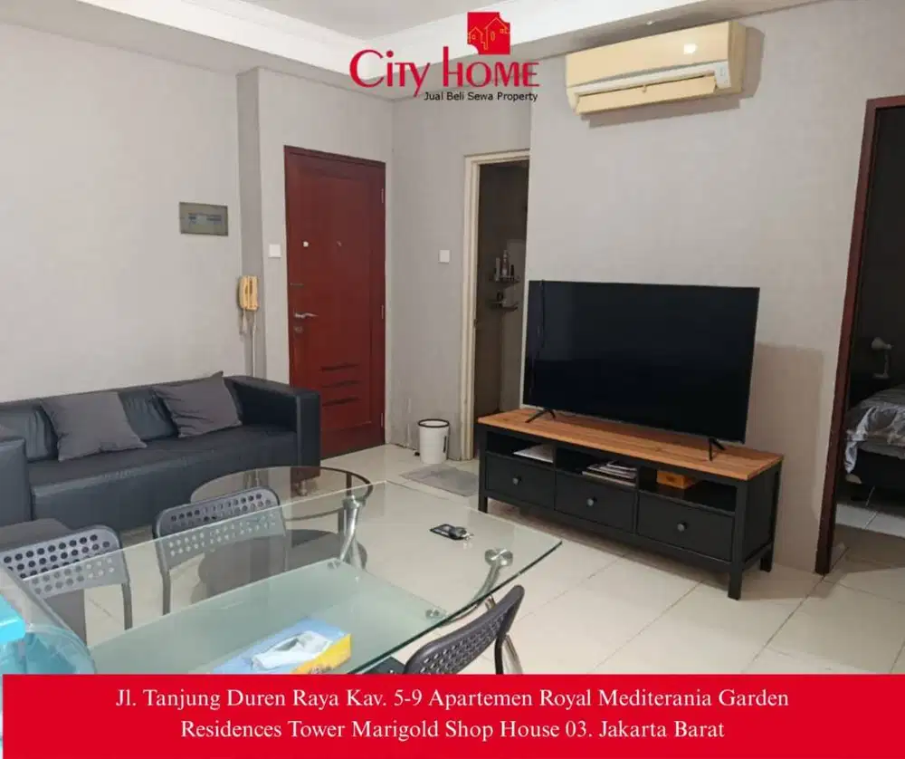 Siap Huni! Dijual Apartemen Mediterania Garden Residences 2 - 53M2