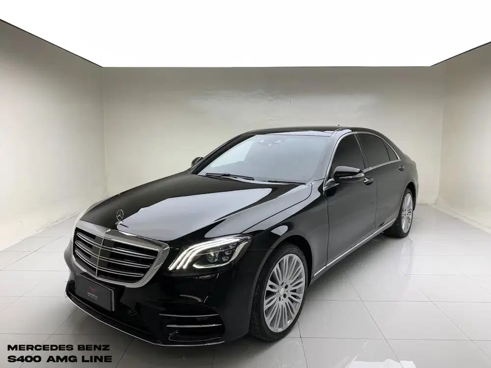 MERCEDES BENZ S400L AMG LINE 2017 BLACK ON BLACK