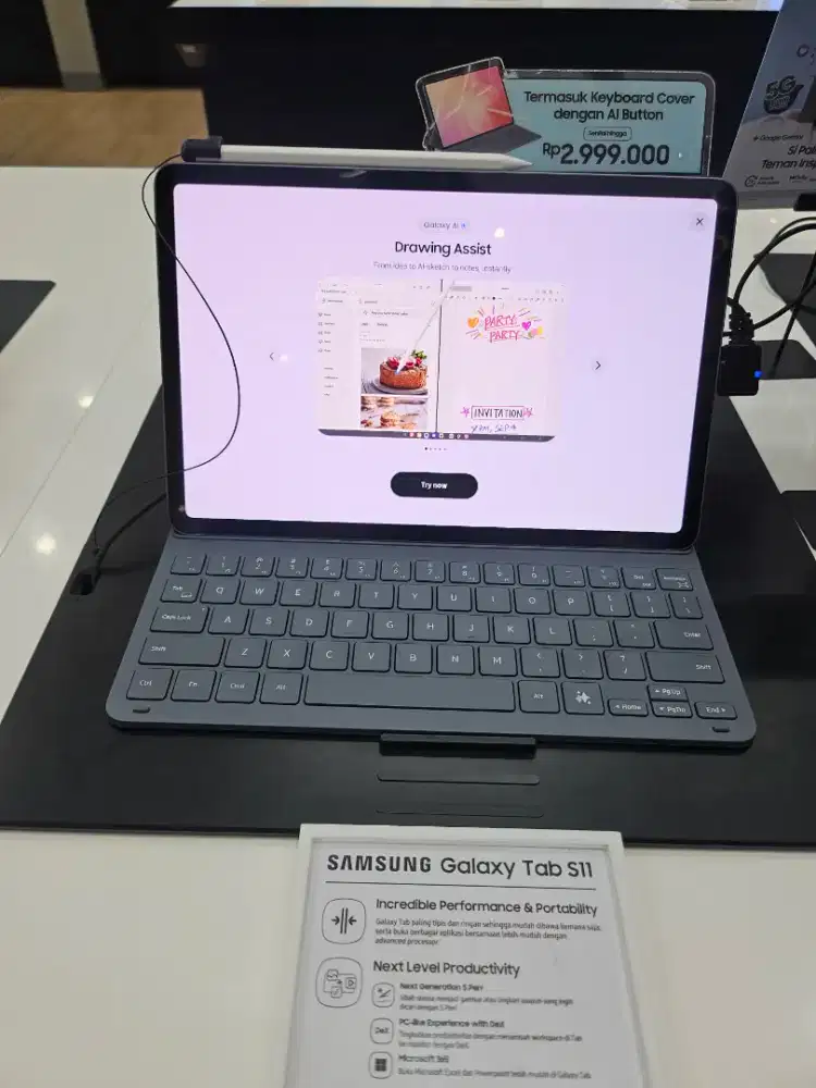 Samsung Tab S11 | Stylus + Keyboard