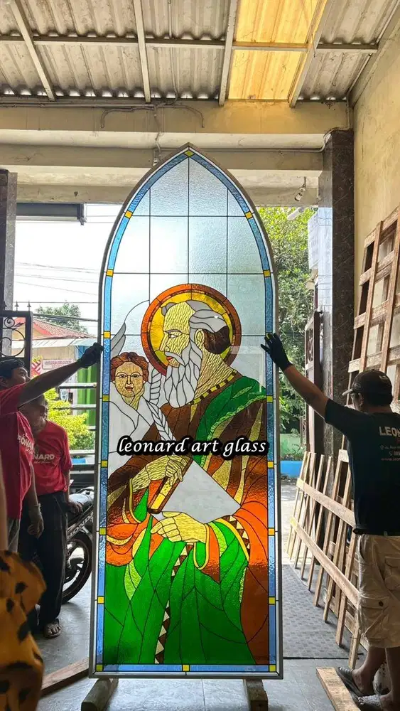 KACA PATRI/STAINED GLASS TRIPLE SIDOARJO SURABAYA