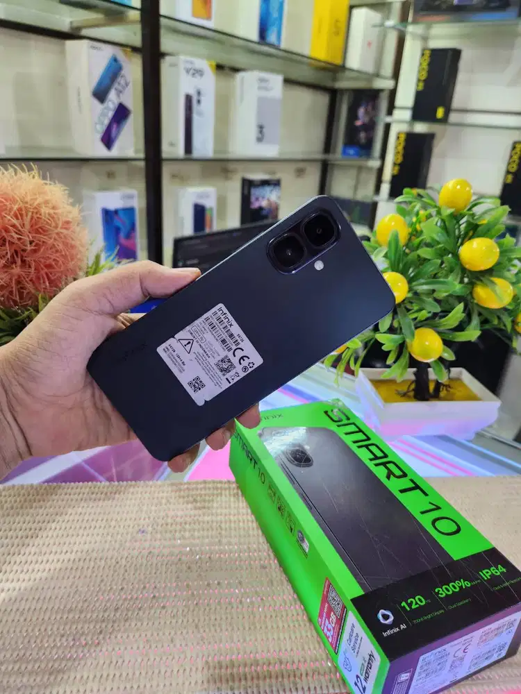 Infinix Smart 10 Ram (4+4) 8Gb/ 128Gb Fullset Mulus Ori 100% Like New