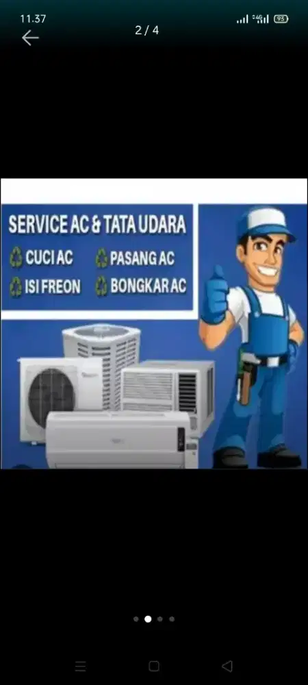 Jasa servis AC kulkas mesin cuci kompa air dll bergaransi