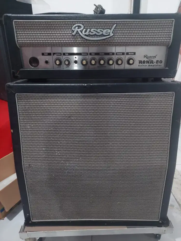 Ampli gitar RUSSEL head kabinet