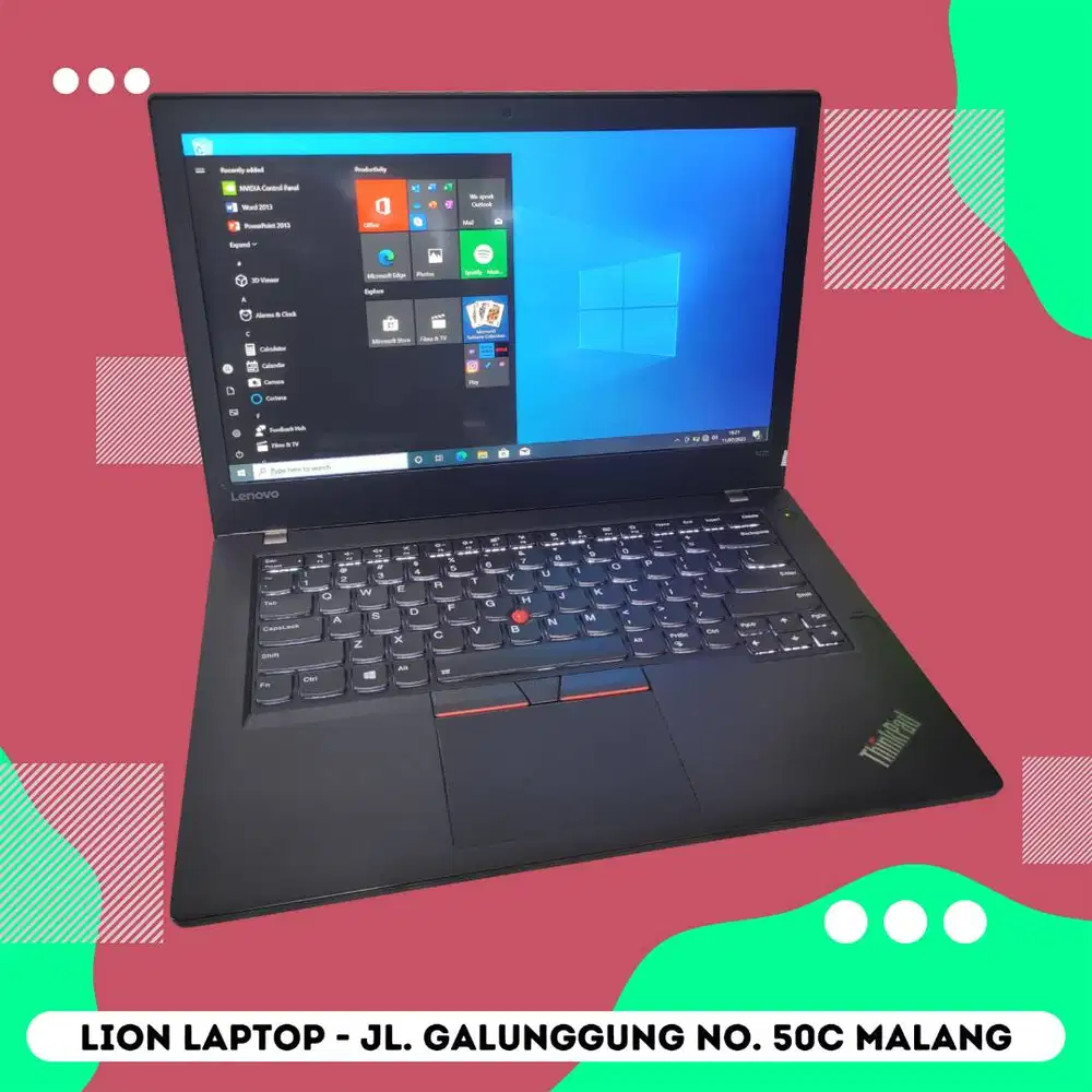 RAM 8GB SSD 256GB i5 Touchscreen Lenovo Thinkpad T470 [27|12]