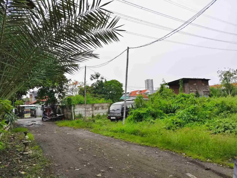 Tanah 500m ke Kampus ITS sdh Urukan Nol Jl Raya Siap Bangun di Kejawen Putih Mulyorejo Surabaya
