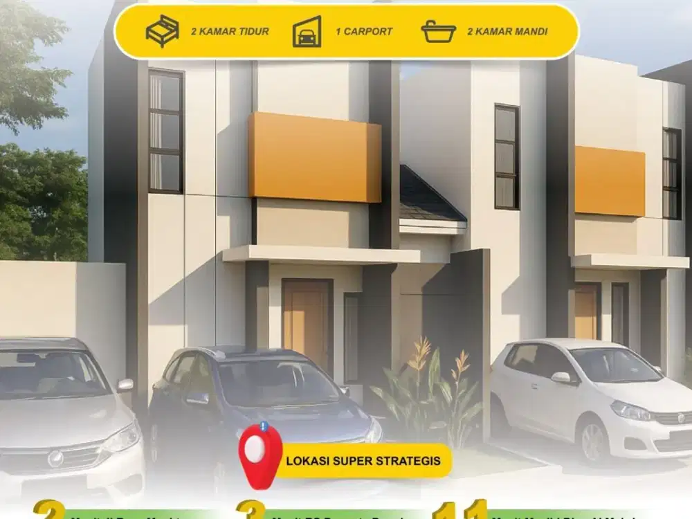 Rumah STrategis di Jalan Muhtar Jaya Sawangan depok Dekat Tol Stasiun dan Bandara
