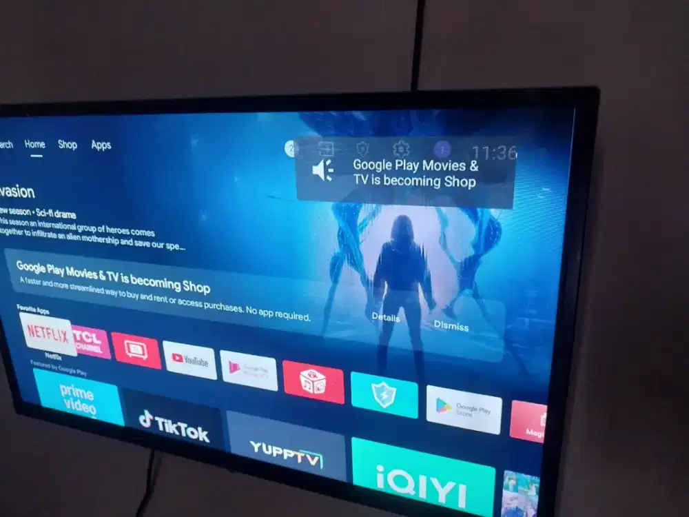 TV LED Smart Android TCL 32A3