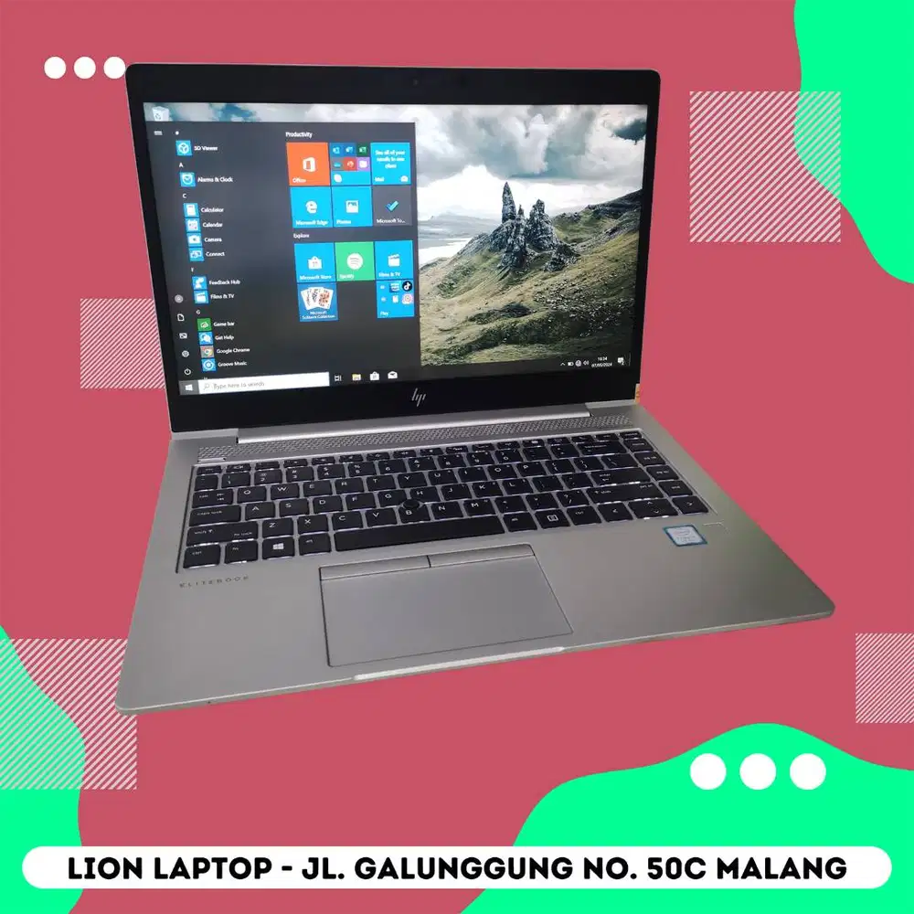 Core i5 Gen 8 RAM 8GB SSD 256GB HP Elitebook 840 G5 [27|12]