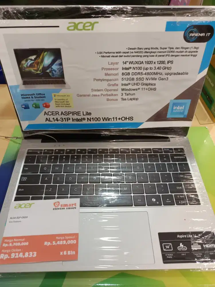 LAPTOP ACER ASPIRE Lite