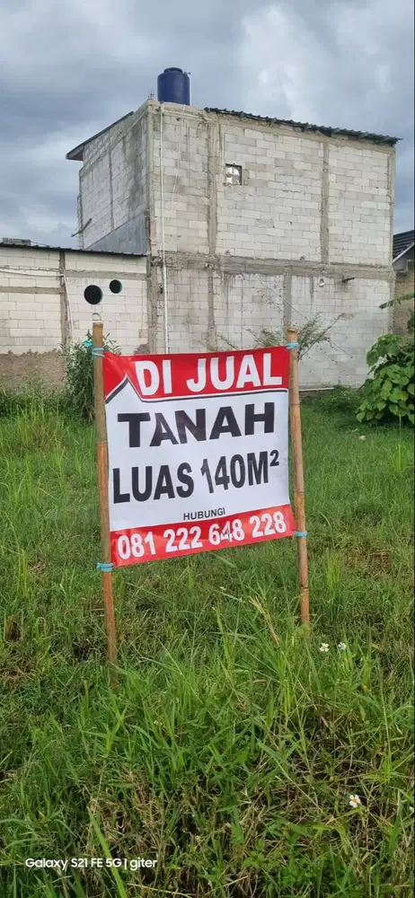 Tanah 140 m² Lokasi Potensial Cocok untuk Hunian atau Investasi