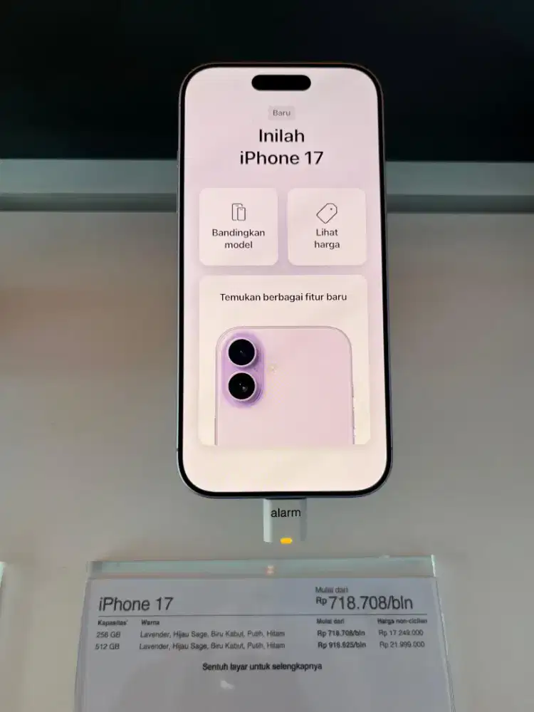 CICILAN IPHONE 17 256GB BISA 0% PAKE KREDIVO