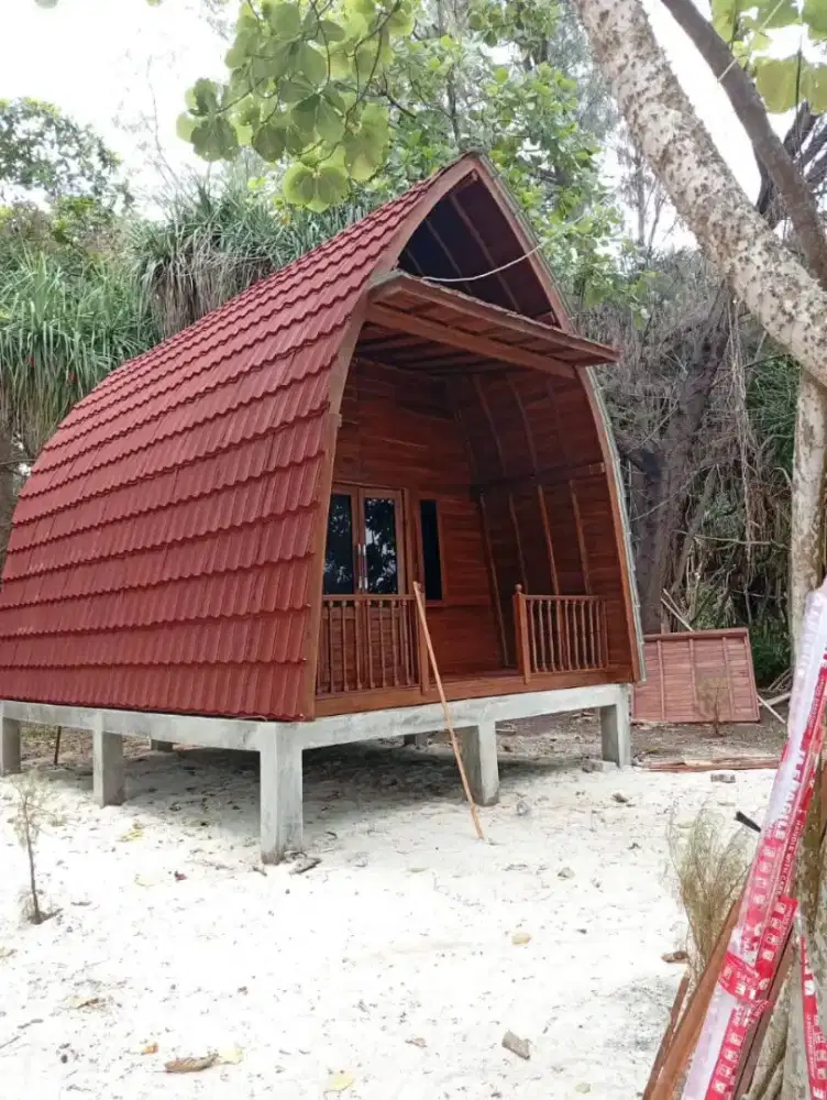 Rumah lumbung rumah bungalow