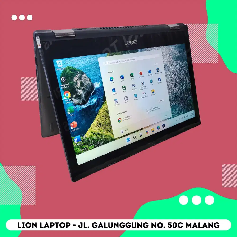 2 in 1 Flip Core i5 Gen 8 8/256 Acer Spin SP513-52N [27|12]