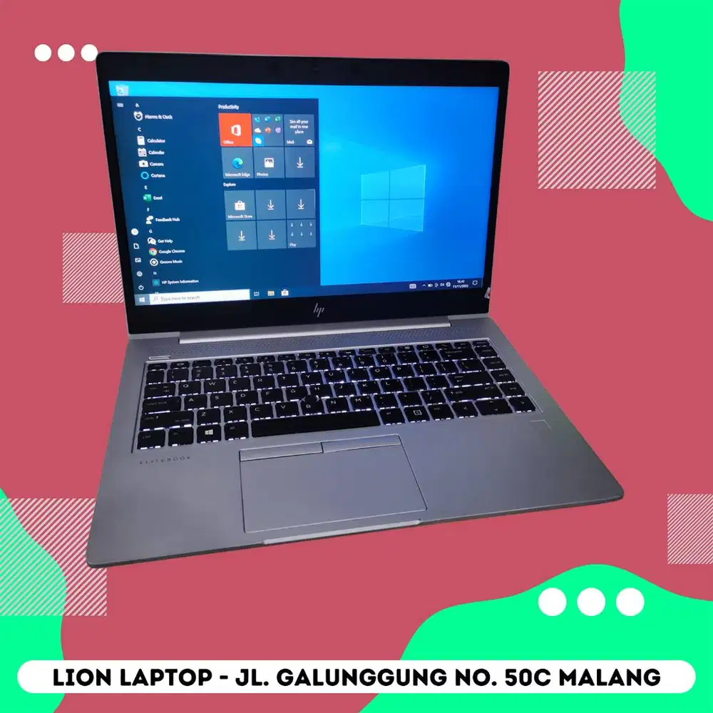 FUll Aluminium Body Core i7 gen 8 8/256 HP Elitebook 840 G6 [27|12]