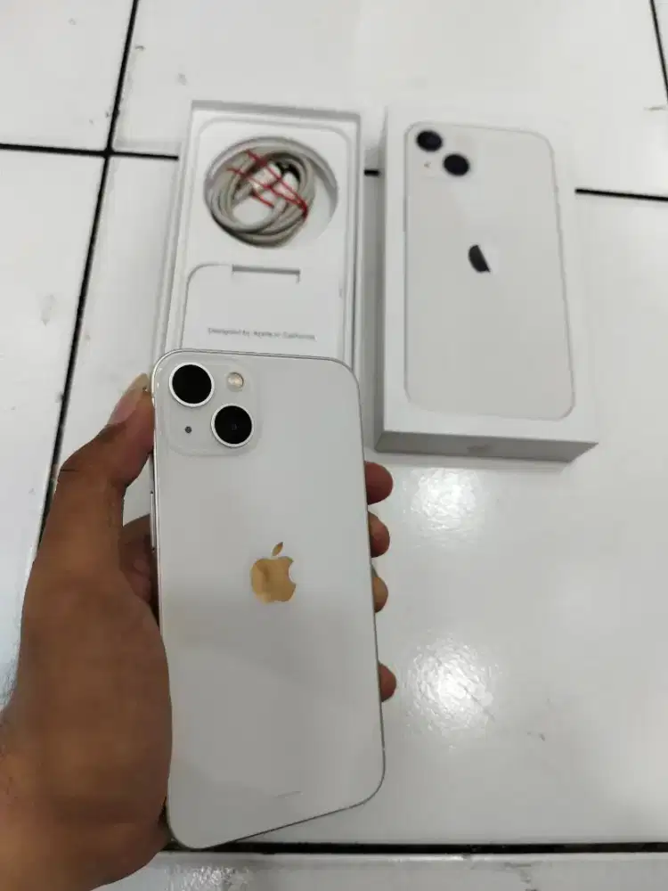 Iphone 13 128gb Starlgiht ex ibox PA/A bh 100% garansi maret 2026