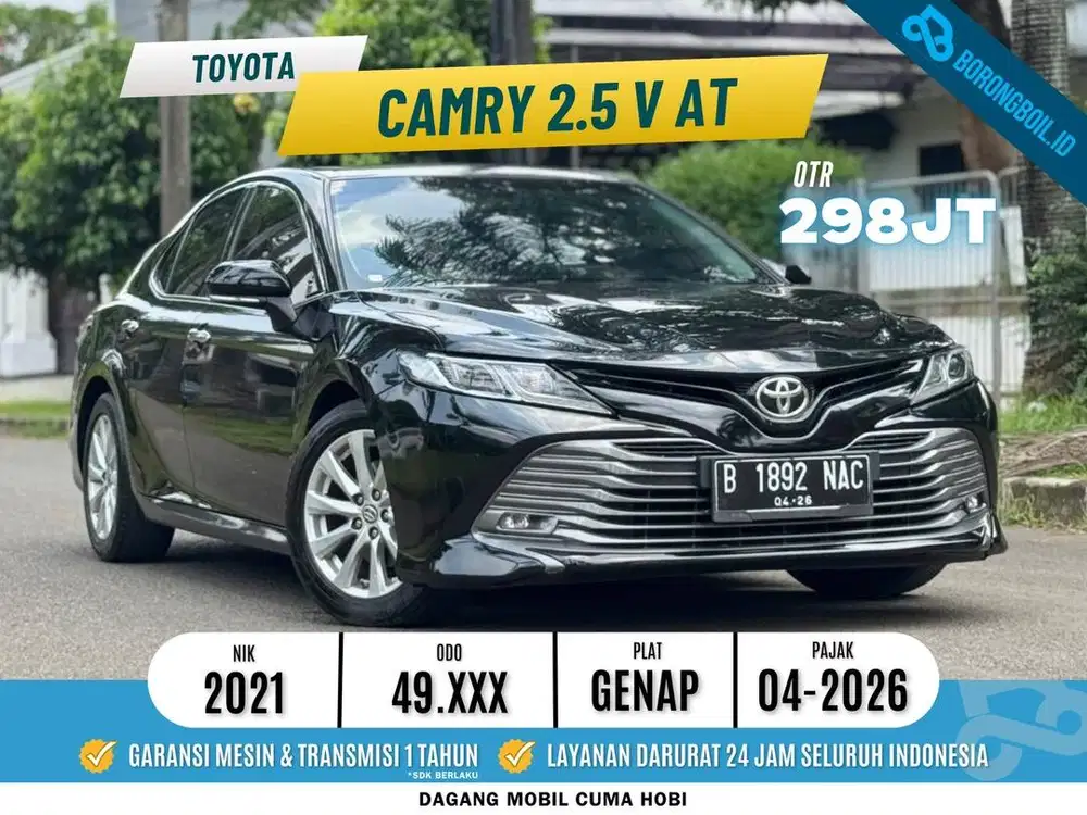 LOW KM CAMRY 2.5 V AT 2021 SIAP PAKAI
