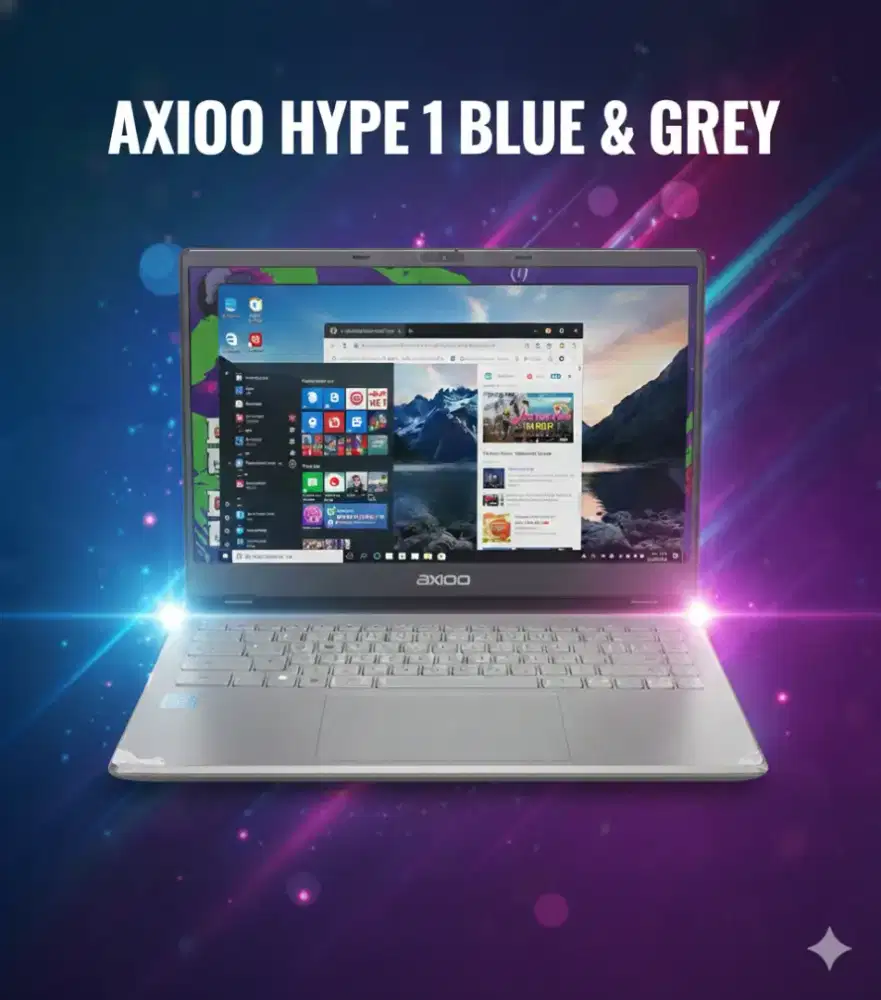 LAPTOP AXIOO HYPE 1 BLUE & GREY