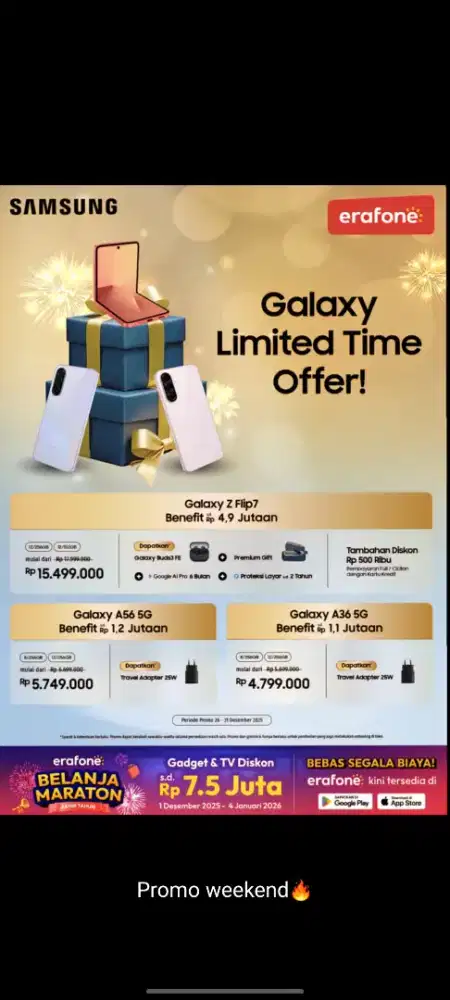 SAMSUNG PROMO WEEKEND