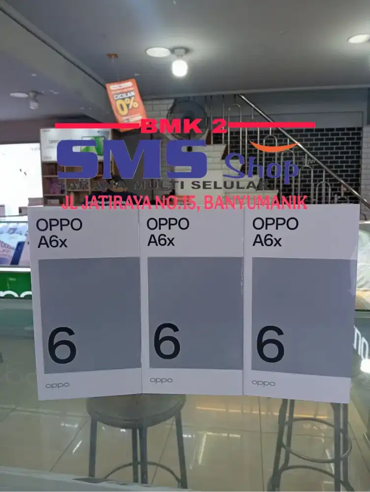 OPPO A6x 4GB / 64GB Baru Resmi – 6500mAh