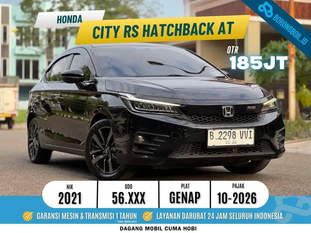 DP MULAI 15JT!!CITY RS HB AT 2021 HITAM FAVORIT