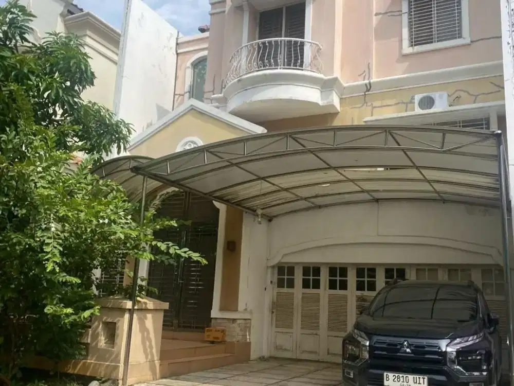 Rumah Pik1 Bgm Cendana Golf Uk 10X23 Semi Furnish,2,5 Lantai,Utara,Belakang Rmh Joging Track