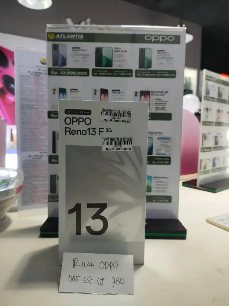 Oppo Reno 13F 5g 12/256gb ATLANTIS DAHSYAT