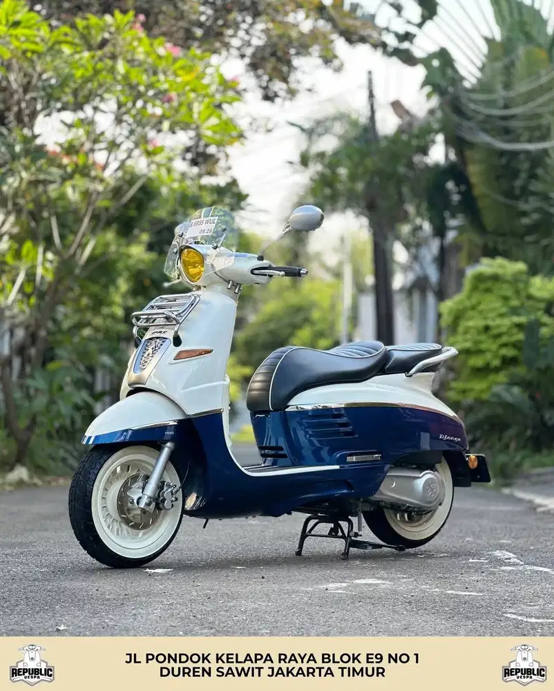 PEUGEOT DJANGO EVASION 150 ABS TH 2018 WARNA DEEP OCEAN BLUE PERFECT C