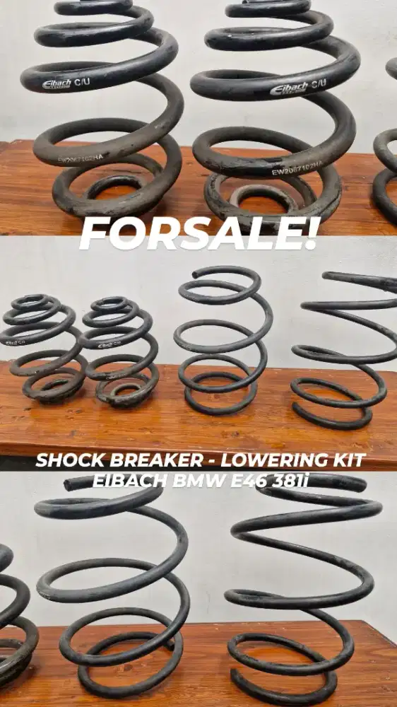 FORSALE! Shock Breaker - Lowering Kit EIBACH BMW E46 381i