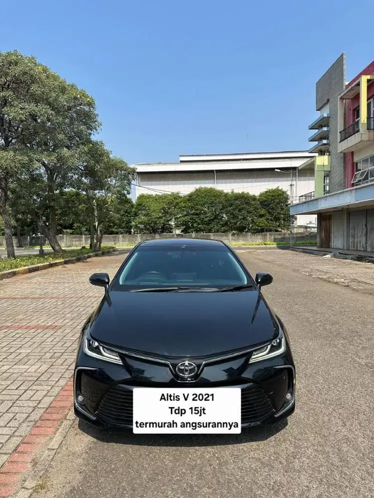 TOYOTA ALTIS V 2021 odo50rb TDP 15jt HITAM 2022 ODO new