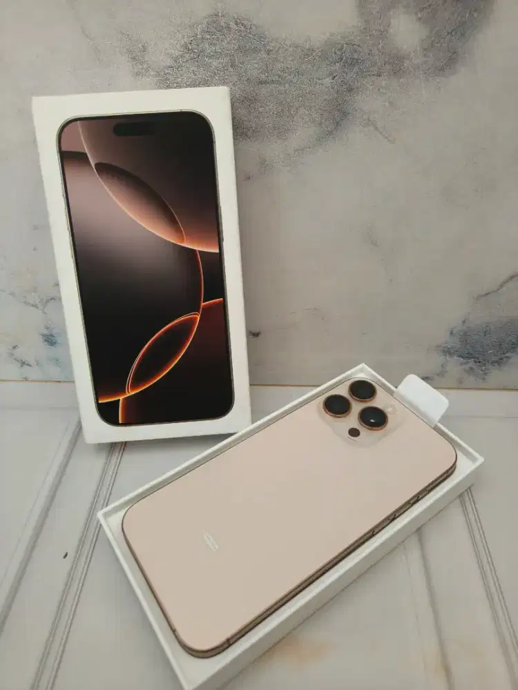 iPhone 16 pro max 256 bh 99% ibox barang mulus garansi panjng