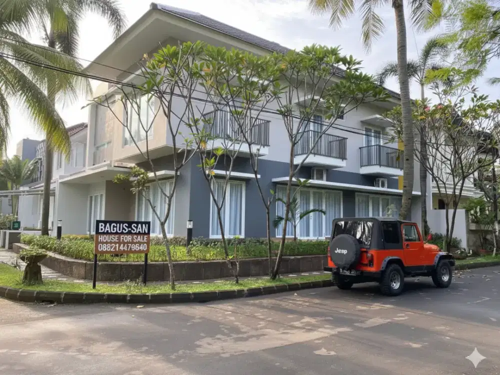 Dijual Cepat Rumah Hook Cantik Terawat Dan Siap Huni  Di Bintaro  Sektor 8 Tangsel