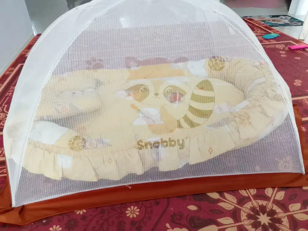 Kasur bayi dan kelambu bayi