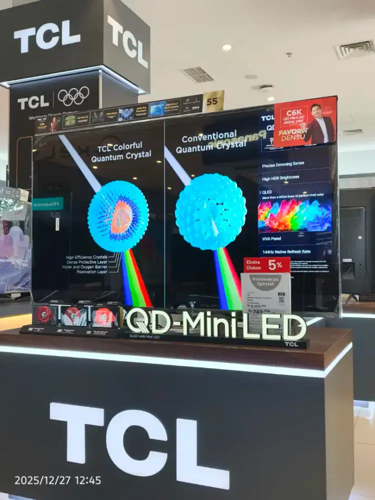 TCL QLED MINI LED 4K 55INC