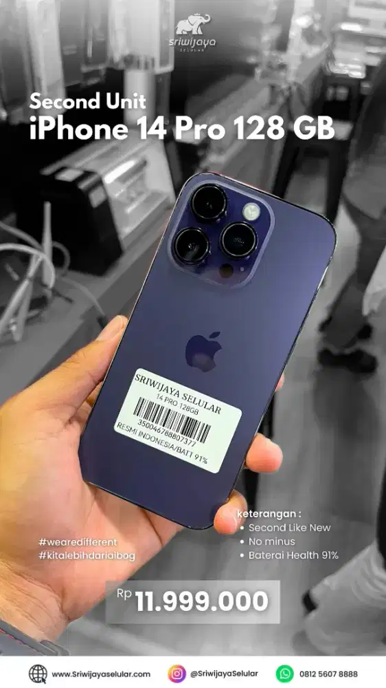 Ready seken rasa baru barang masih mulus garansi ibox